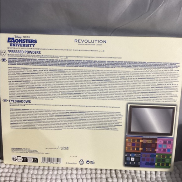 Revolution Disney Pixar Monsters University Makeup Set Bag Lips Powders & More - Picture 12 of 14